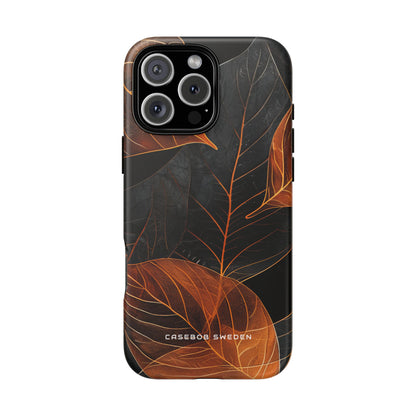 Autumn Leaf Elegance iPhone 16 - Tough Phone Case