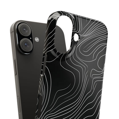 Contour Waveform Flow iPhone 16 - Slim Phone Case