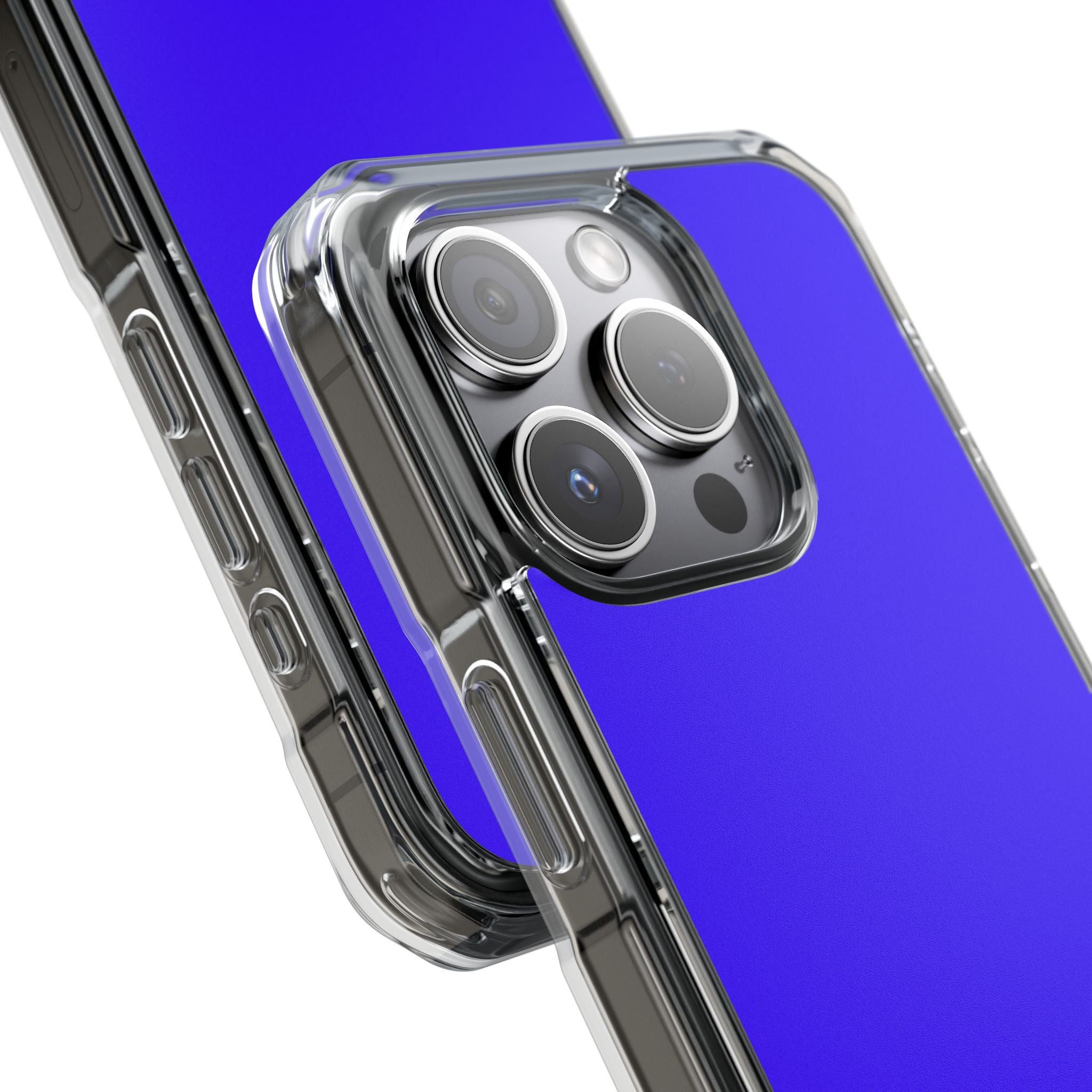 Ultramarine Blue - Clear Impact Case for iPhone