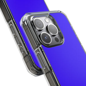 Ultramarinblau | Handyhülle für iPhone (Clear Impact Case – magnetisch)