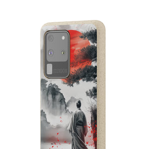 Serene Samurai Sunrise | Biodegradable Phone Case