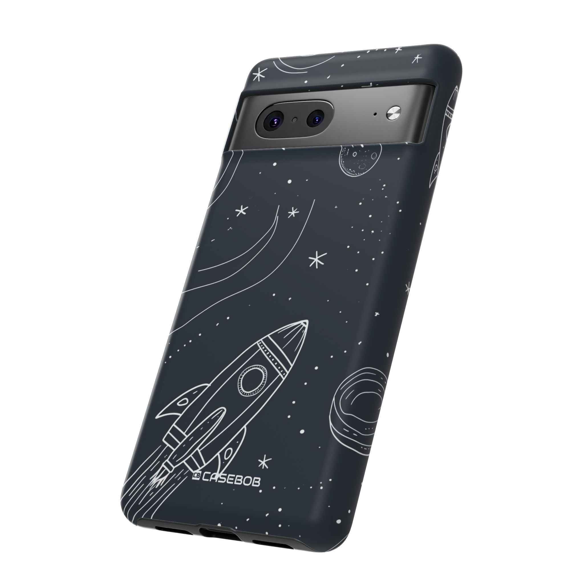 Cosmic Doodle Adventure - Phone Case for Google Pixel