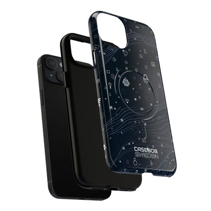Digitale golfvormen verbinding iPhone 15 - Tough+