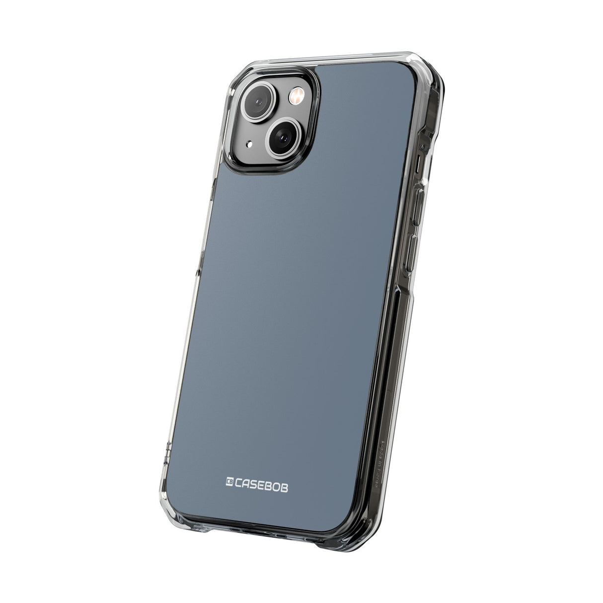 Slate Gray | Phone Case for iPhone (Clear Impact Case - Magnetic)