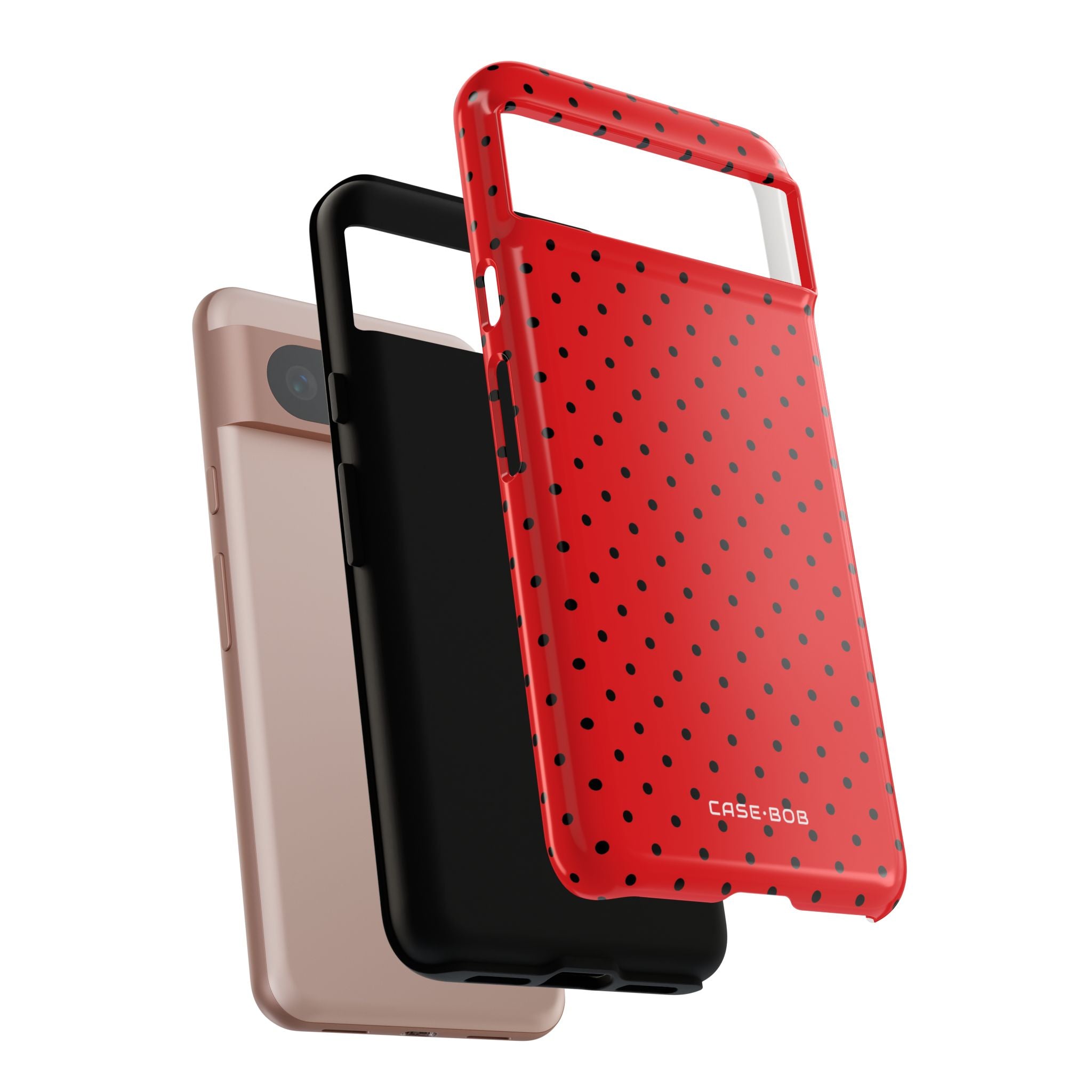 Crimson Dot Matrix Google Pixel 8 Case - Tough