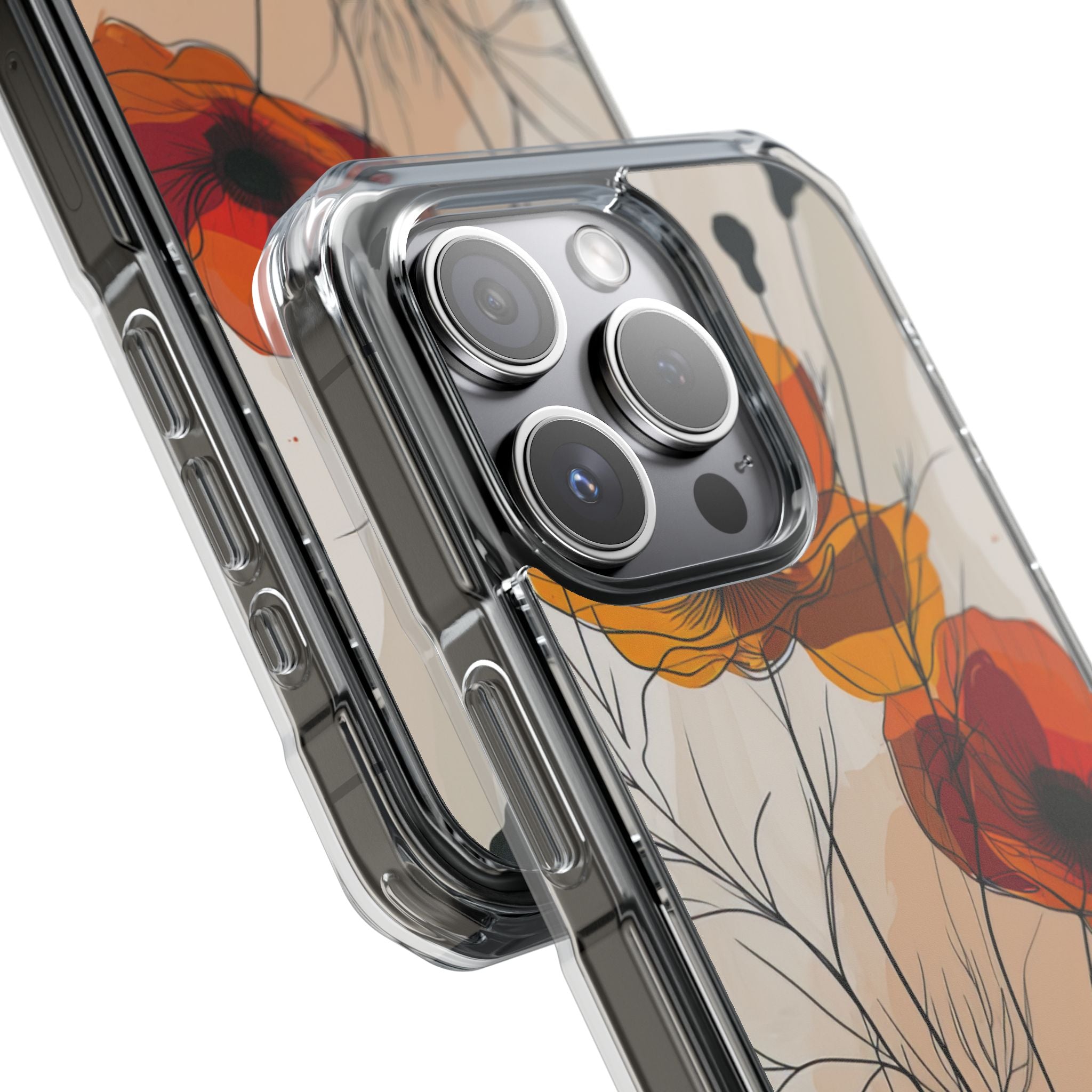 Golden Bloom Dance iPhone 15 - Impact Clear+