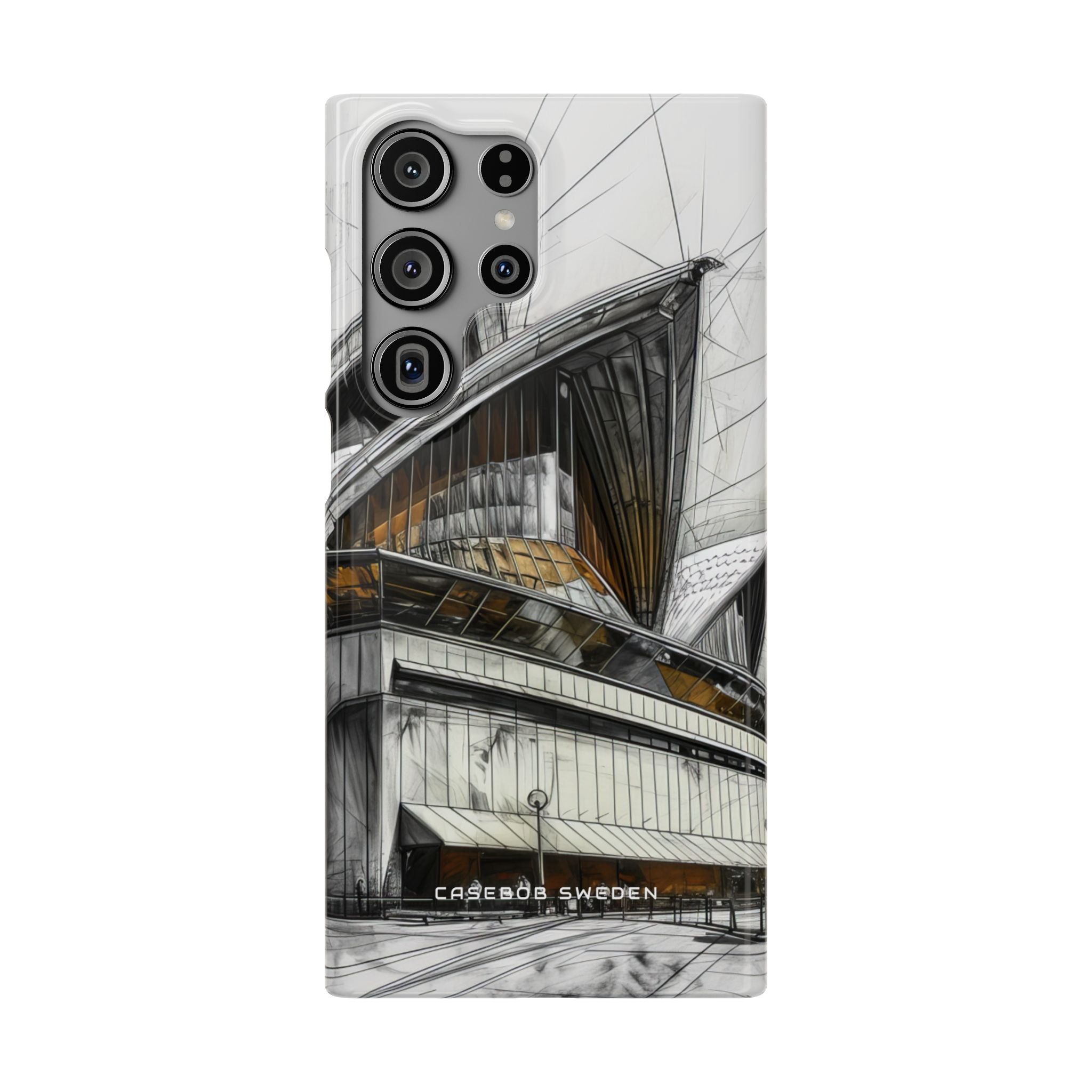 Architectural Curves in Line Formation Samsung S23 - Slim Phone Case