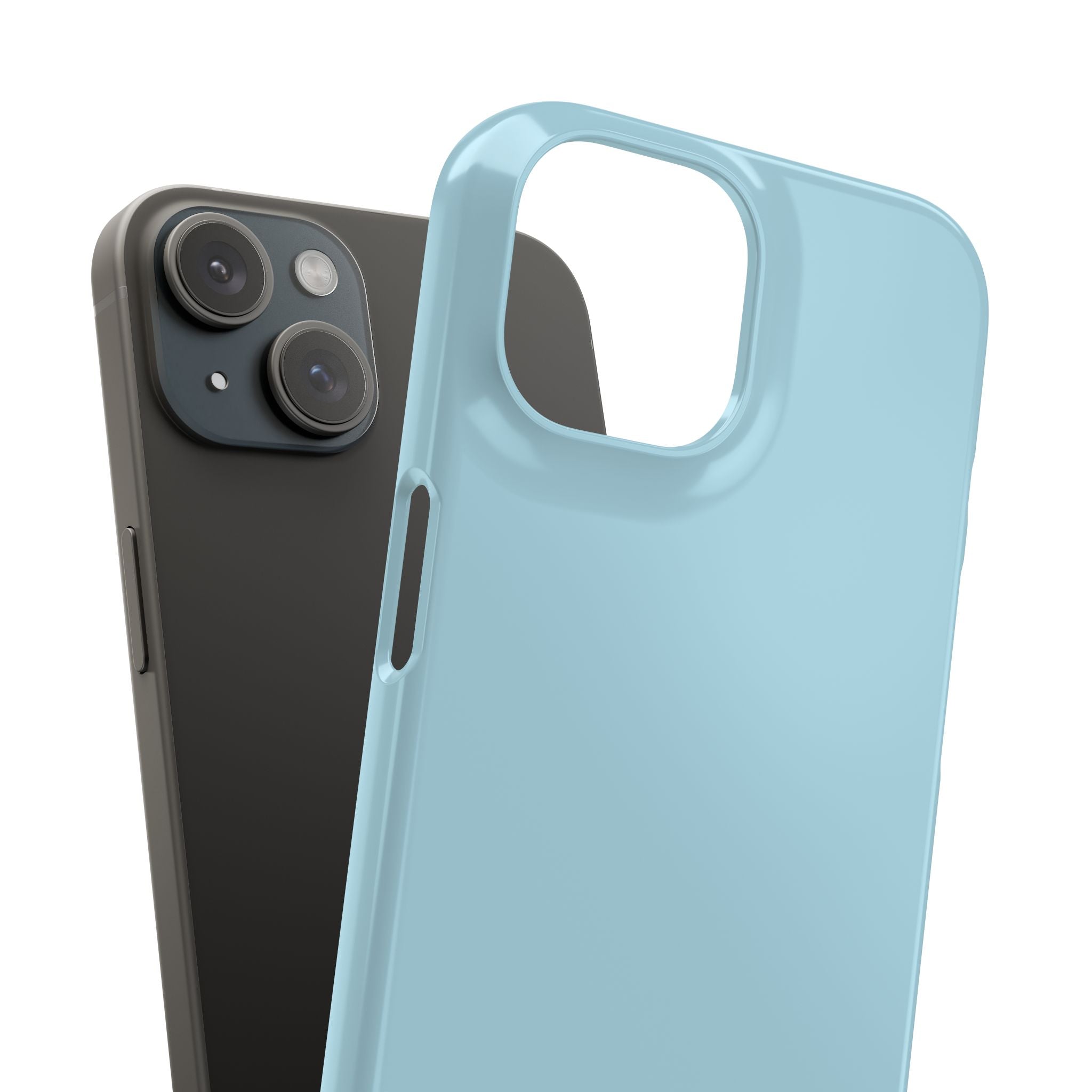 Light Blue iPhone 15 - Slim Phone Case