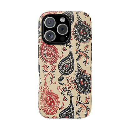 Vintage Paisley Elegance iPhone 16 - Tough Phone Case