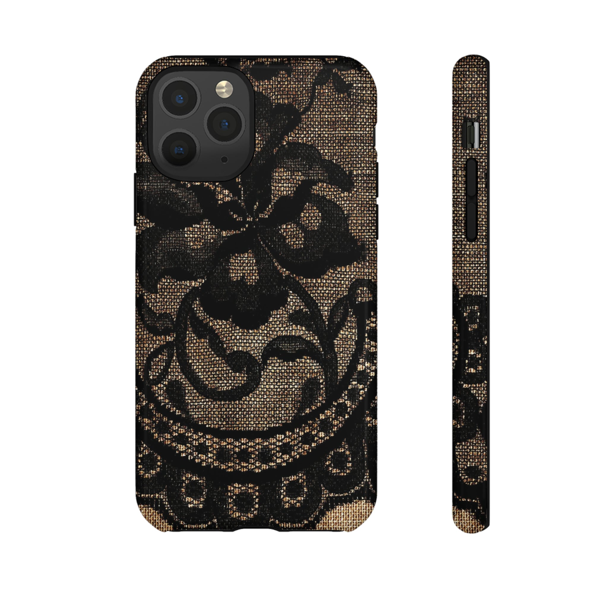 Broomrose Gothic Flower - Protective Phone Case