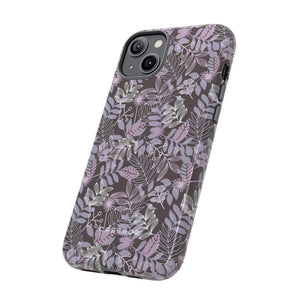 Dark Purple Leaf - Protective Phone Case