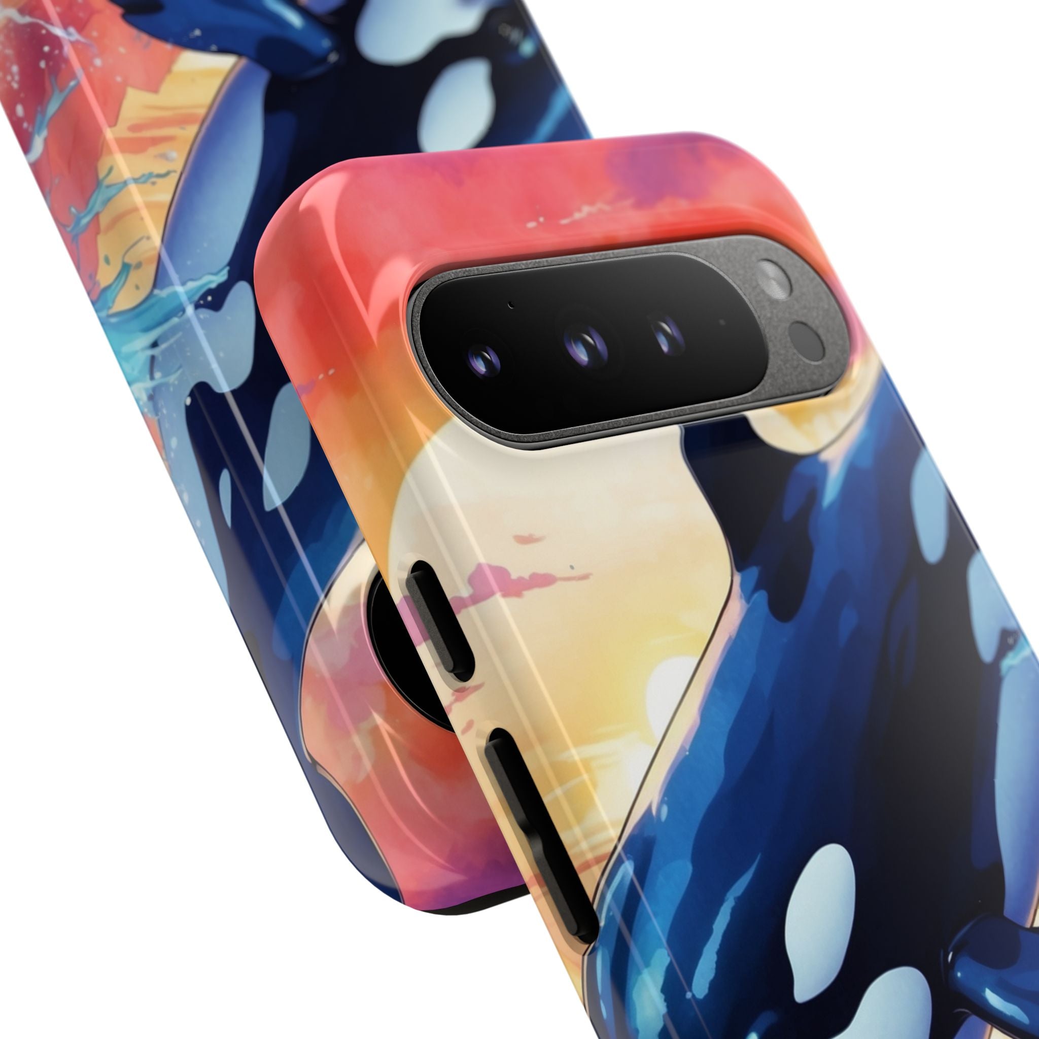 Orca Leaps Joyfully - Google Pixel Case