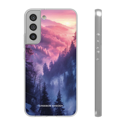 Misty Forest Serenity - Flexi Samsung S22 Phone Case