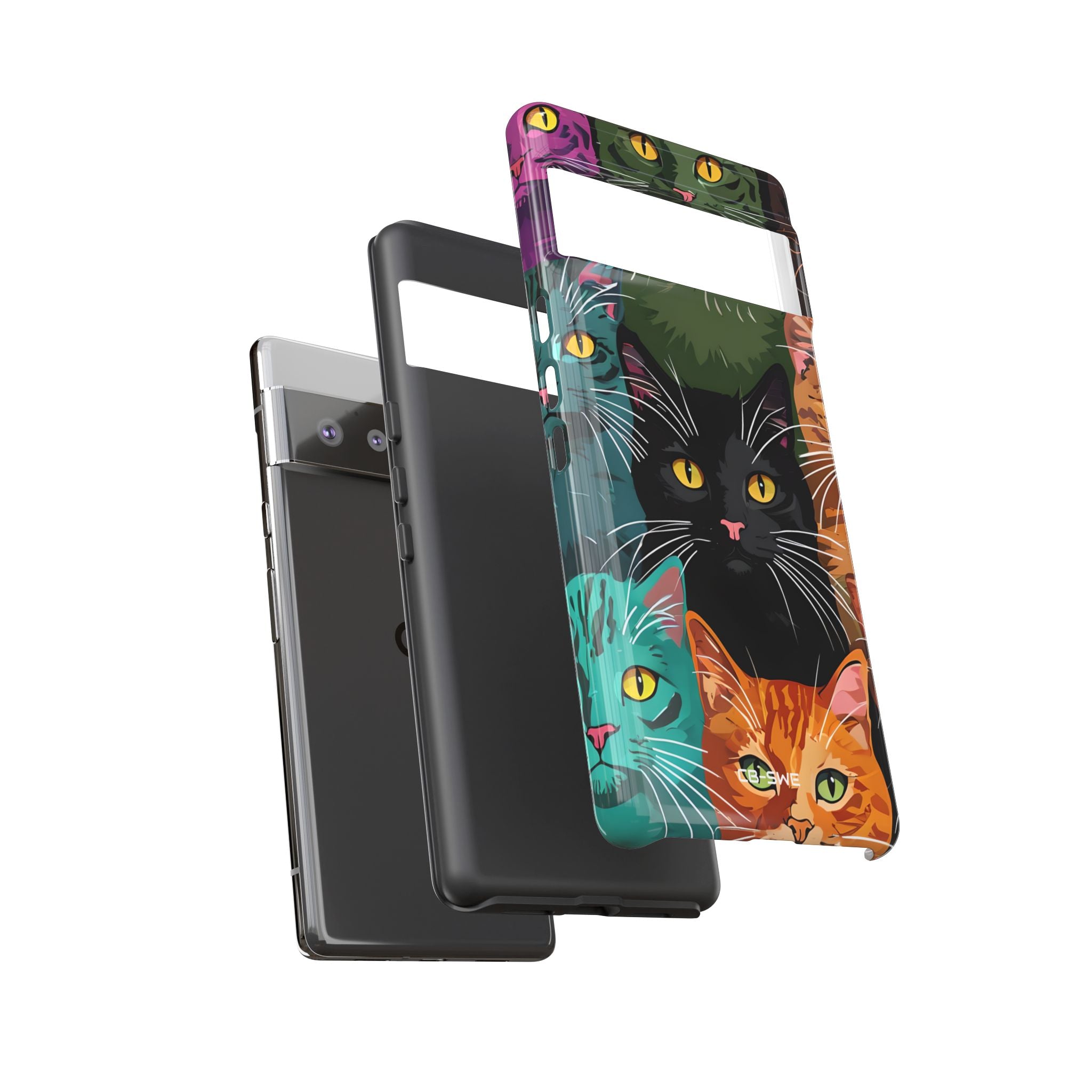Colorful Cat Charisma - Google Pixel Case