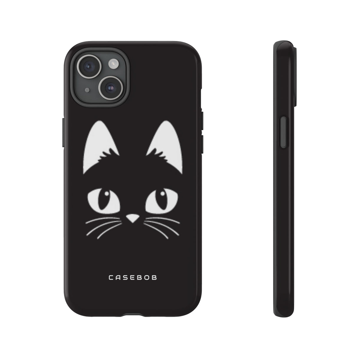 Cartoon Cat Icon - Protective Phone Case