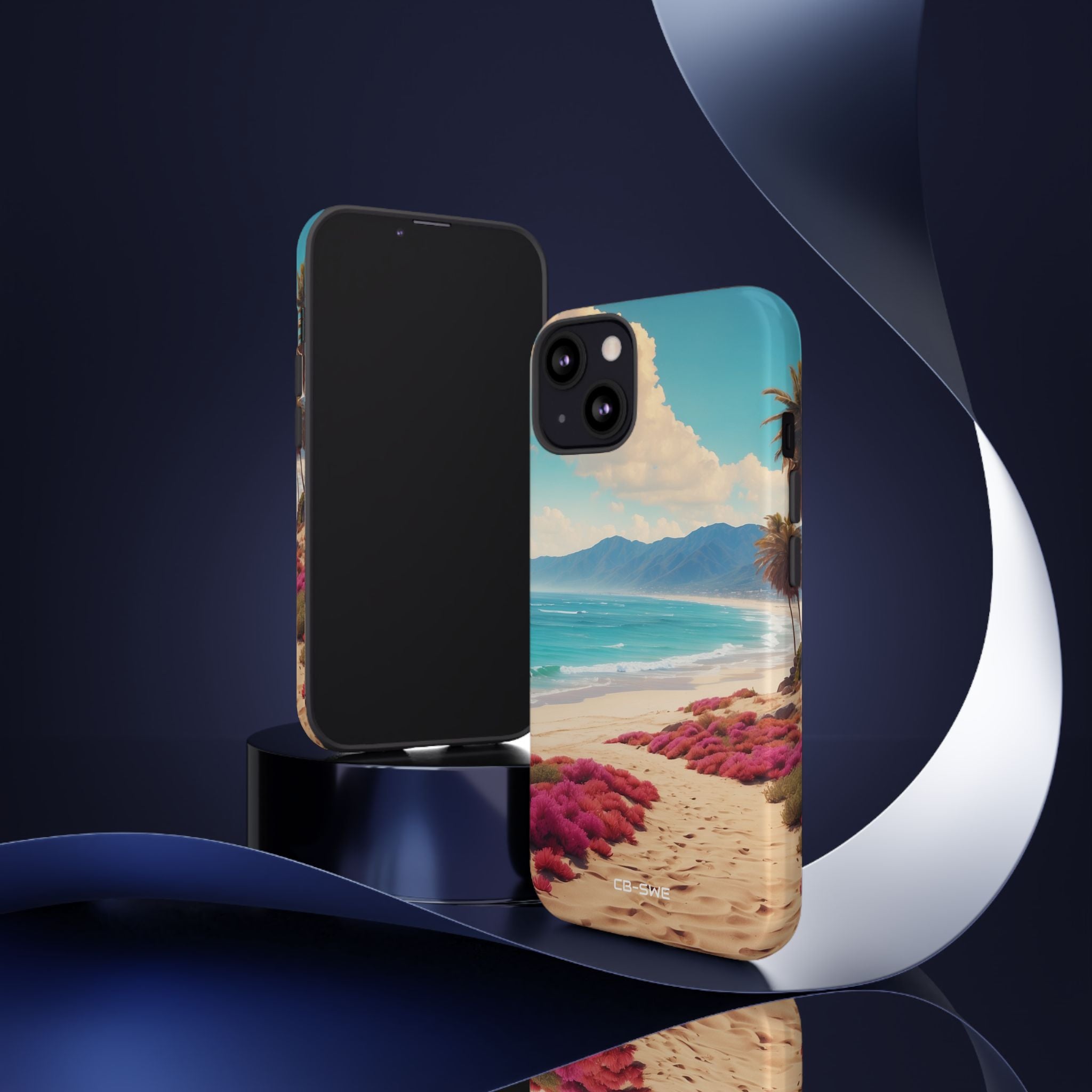 Footprints Trace Sand - iPhone Case