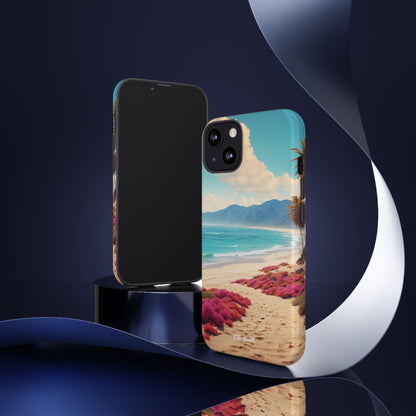 Footprints Trace Sand - iPhone Case