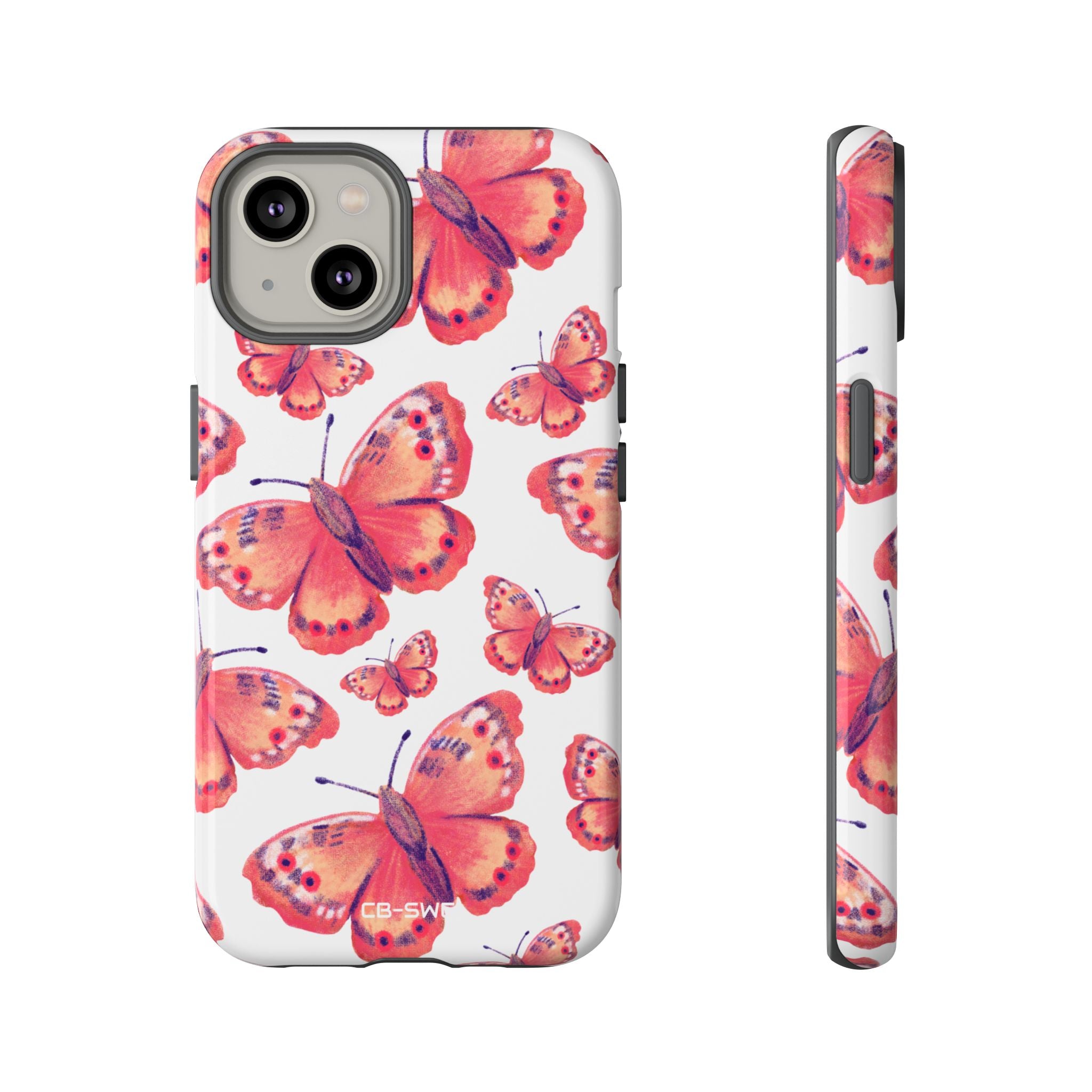 Vibrant Butterfly Dance - iPhone Case