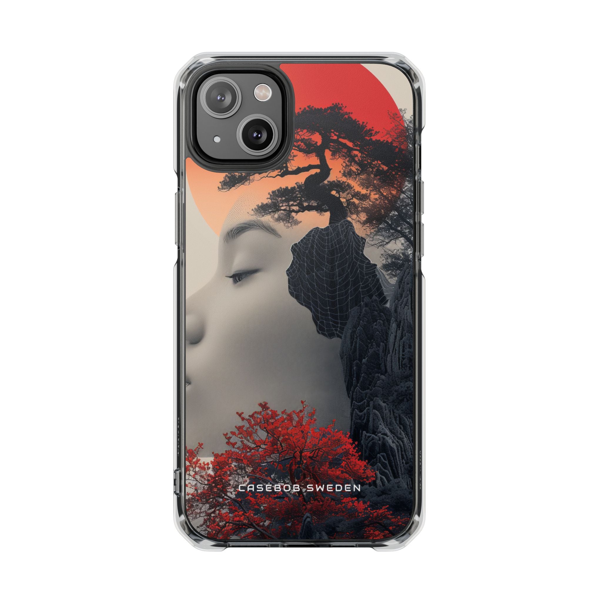 Surreal Zen Harmony iPhone 14 - Clear Impact Phone Case