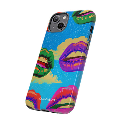 Colorful Lipscape iPhone 14 Plus Case - Tough
