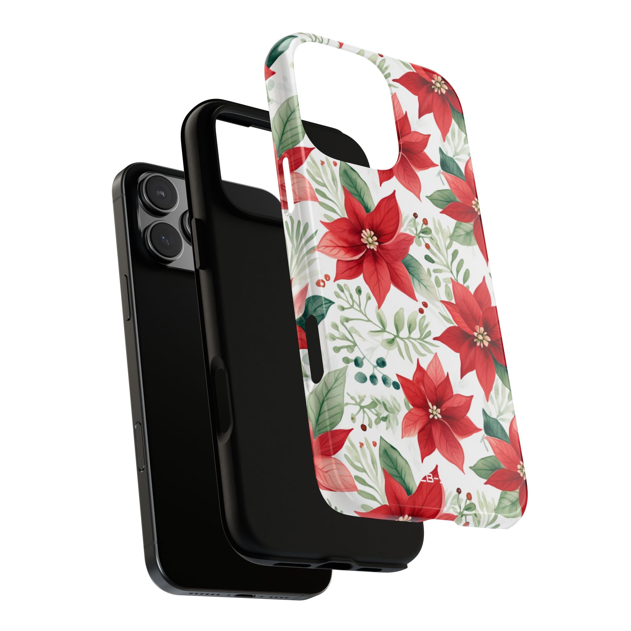 Poinsettias Bloom Bright - iPhone Case