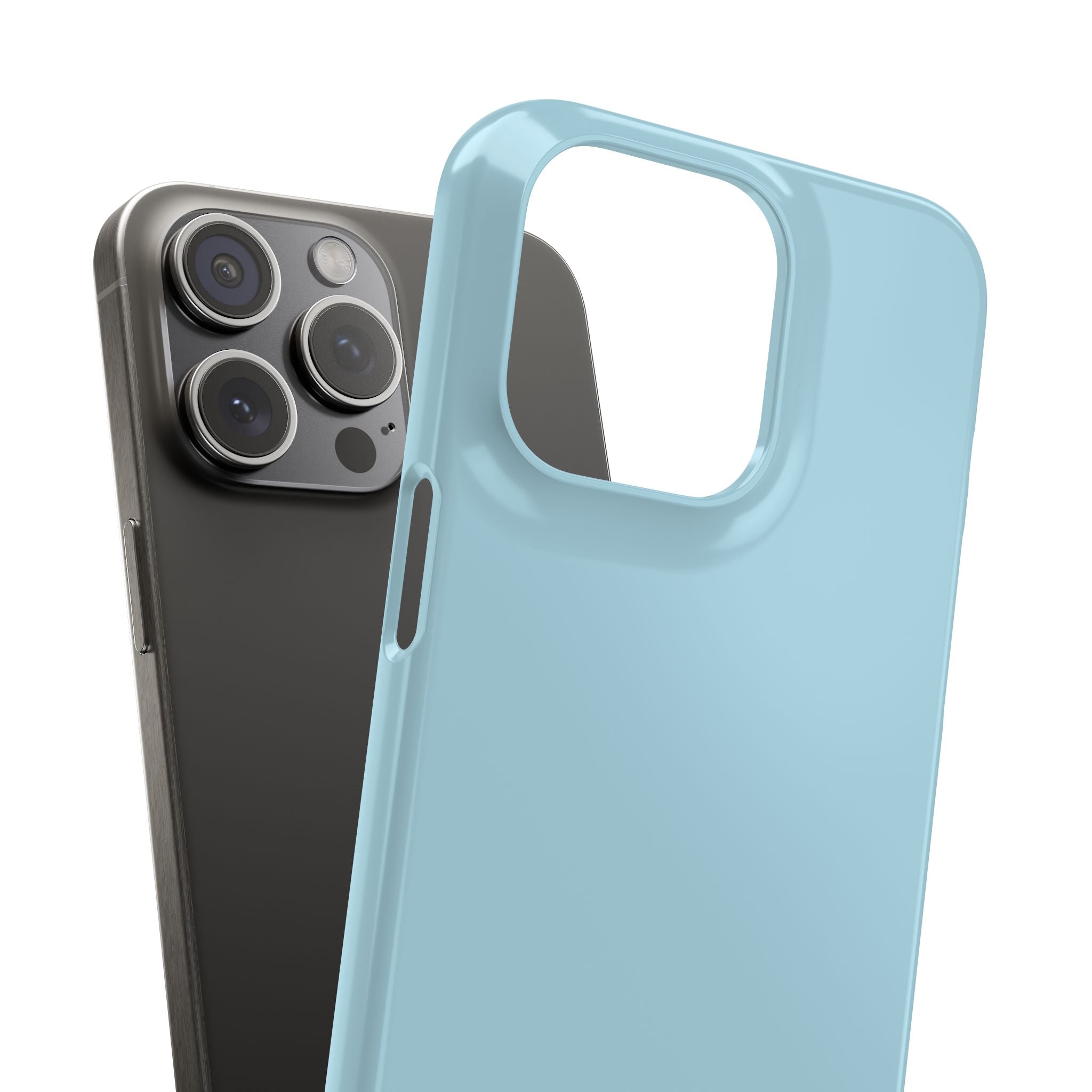 Light Blue iPhone 15 - Slim Phone Case