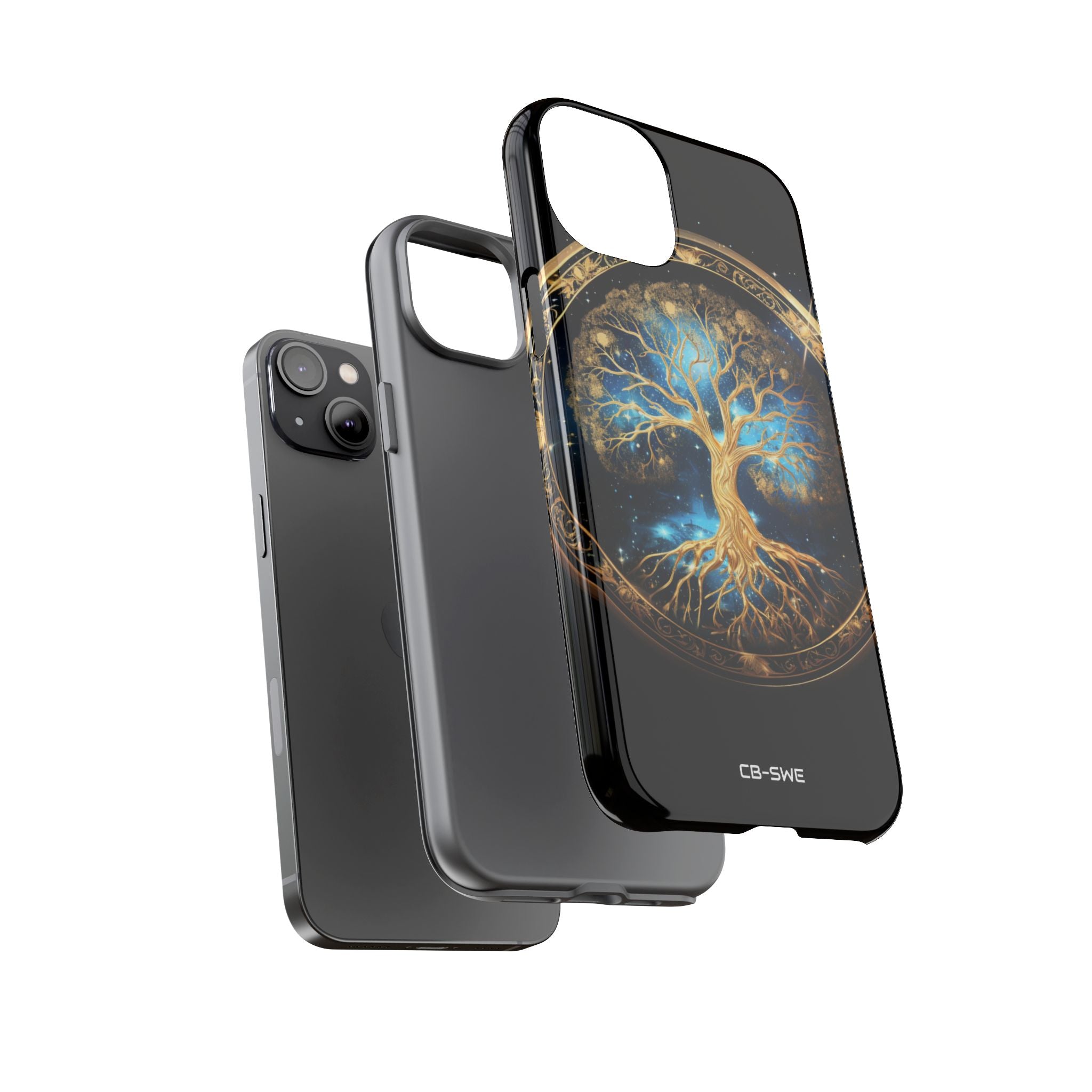 Cosmic Tree Radiance - iPhone Case