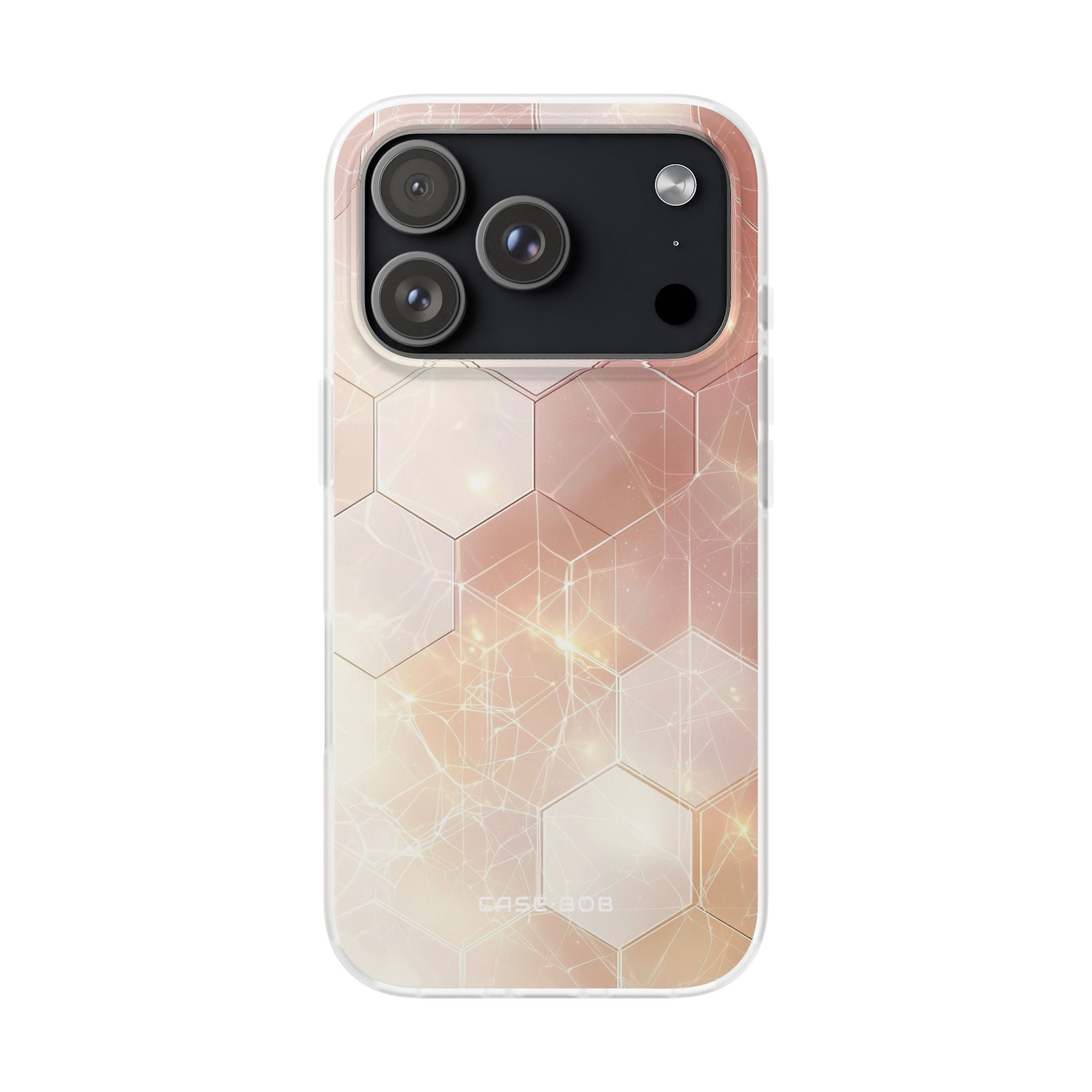 Honeycomb Glow iPhone 17 Pro Case - Soft