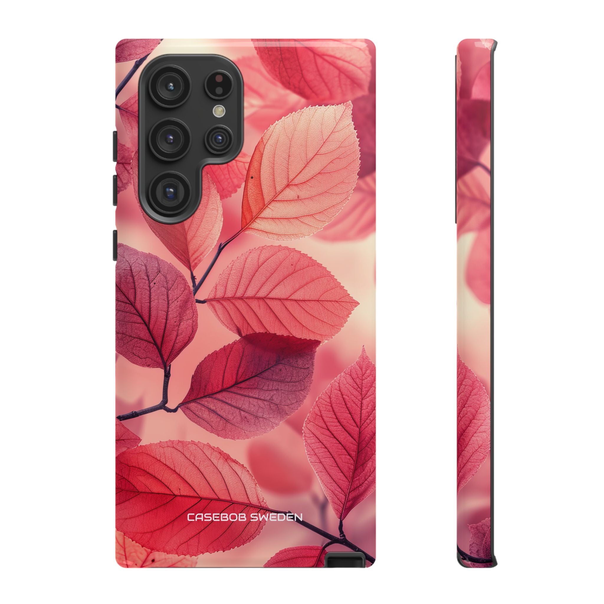 Pink Purple Nature Pattern - Tough Samsung S22 Phone Case