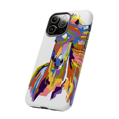 Horse Abstract Art iPhone Case (Protective) Phone Case