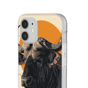 Majestic Buffalo Sun | Flexible Phone Case for iPhone