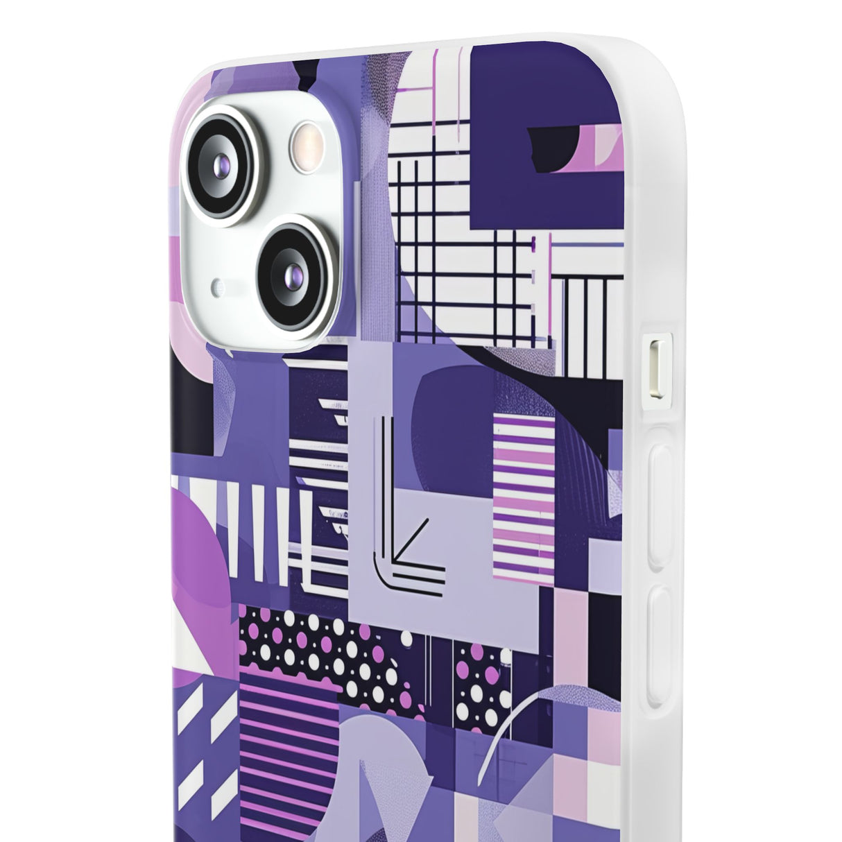 Ultraviolettes Design | Handyhülle für iPhone (flexible Hülle) 