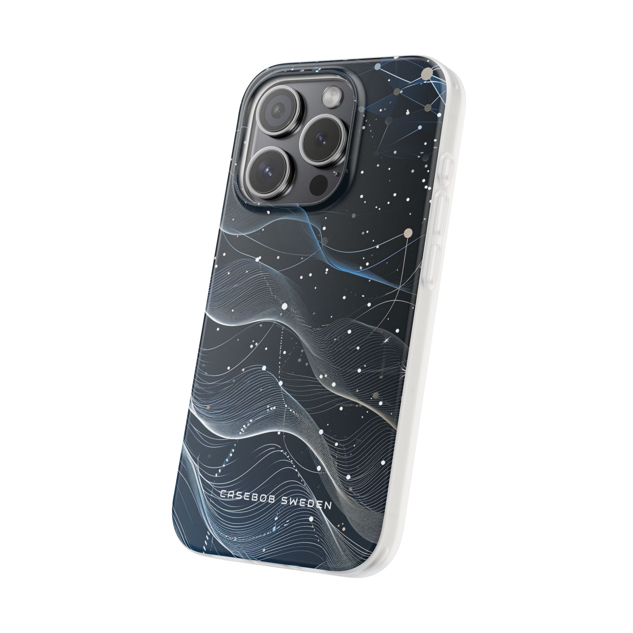 Gradient Neural Waves iPhone 15 - Flexi Phone Case