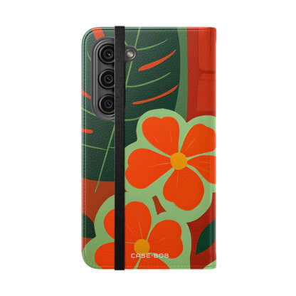 Orange Blossom Mosaic - Samsung S23 Cover - Pung