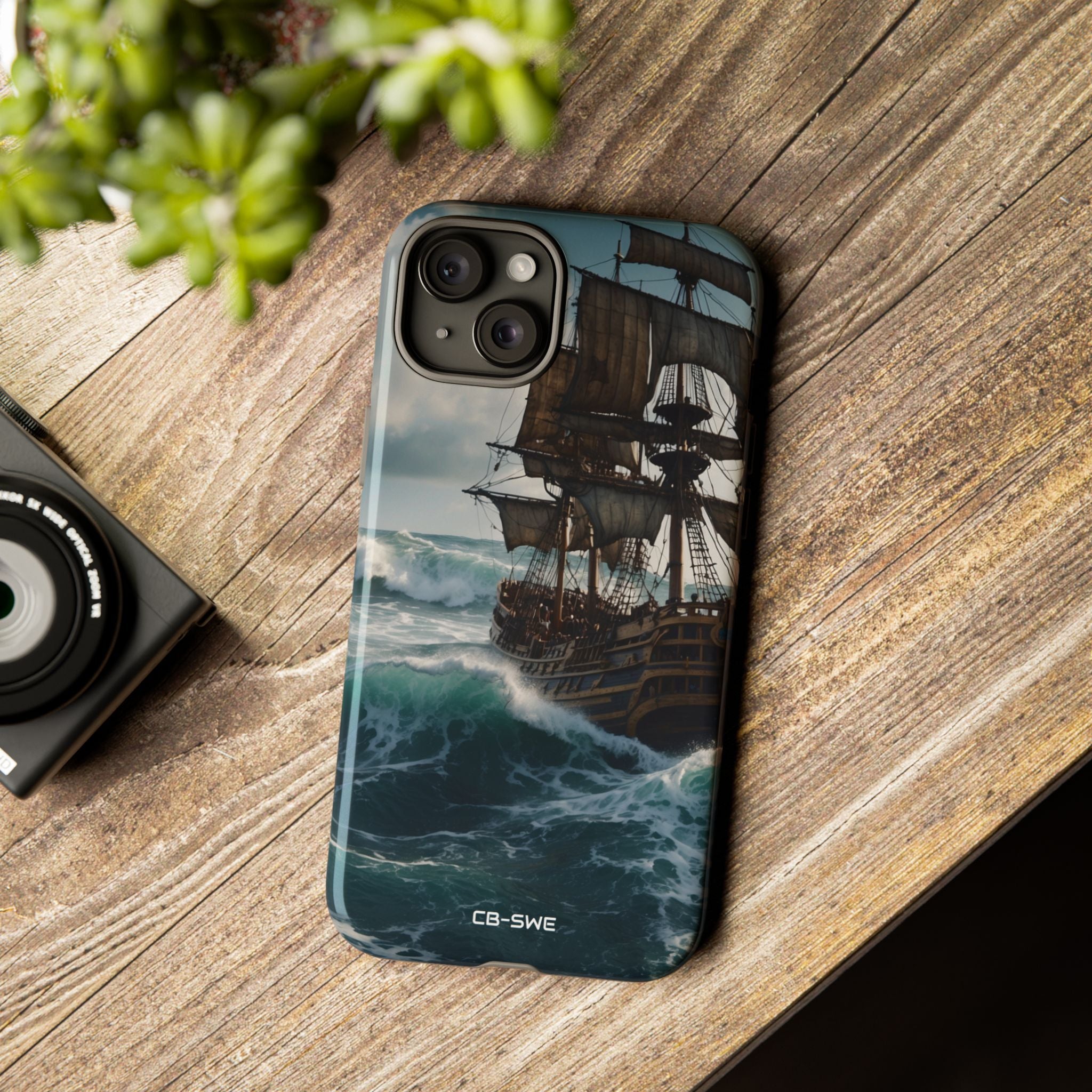 Ship Faces Waves - iPhone Case