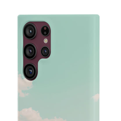 Vintage Turquoise Cars - Slim Samsung S22 Phone Case