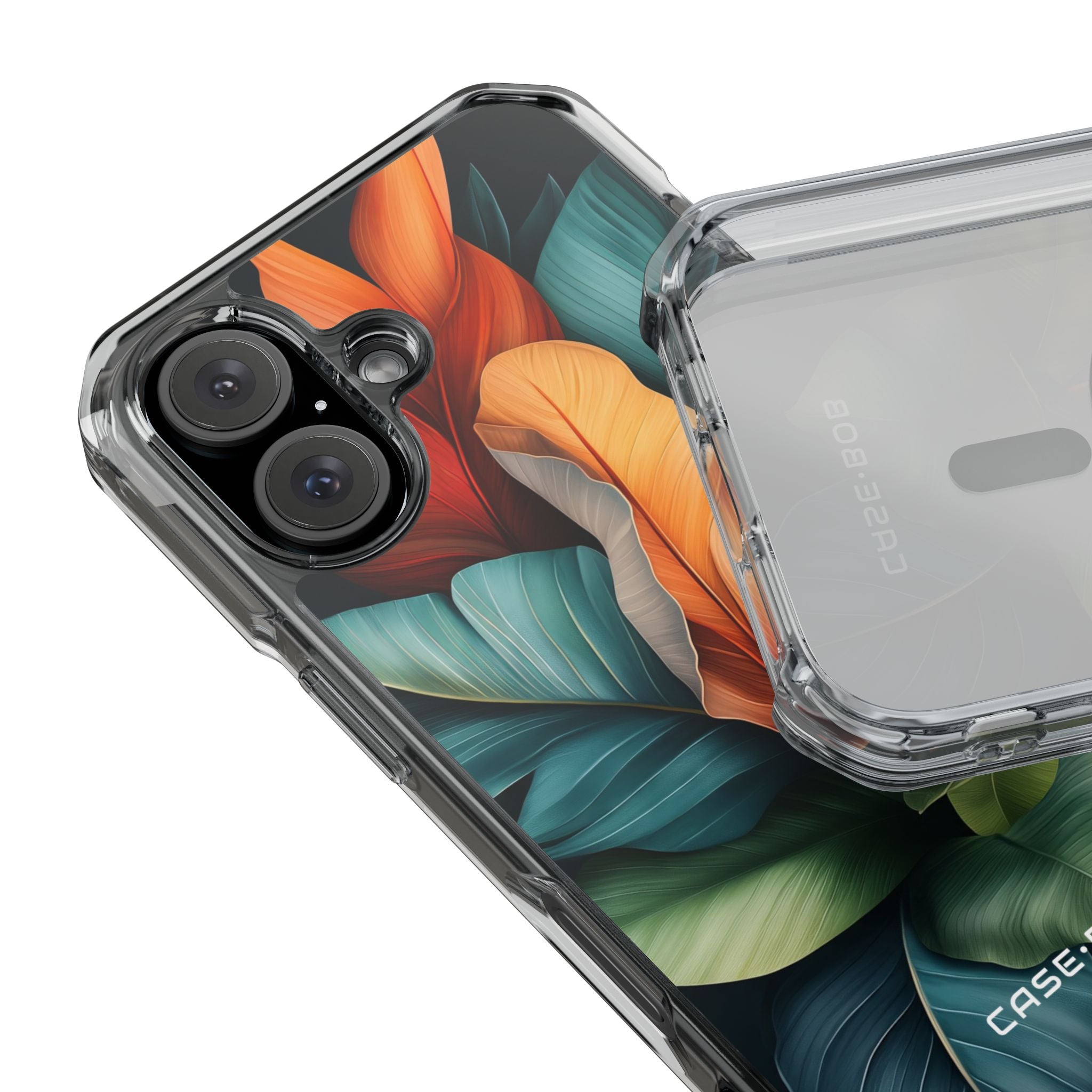 Tropical Leafburst iPhone 15 Case - Impact