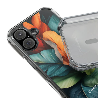 Tropical Leafburst iPhone 15 Case - Impact