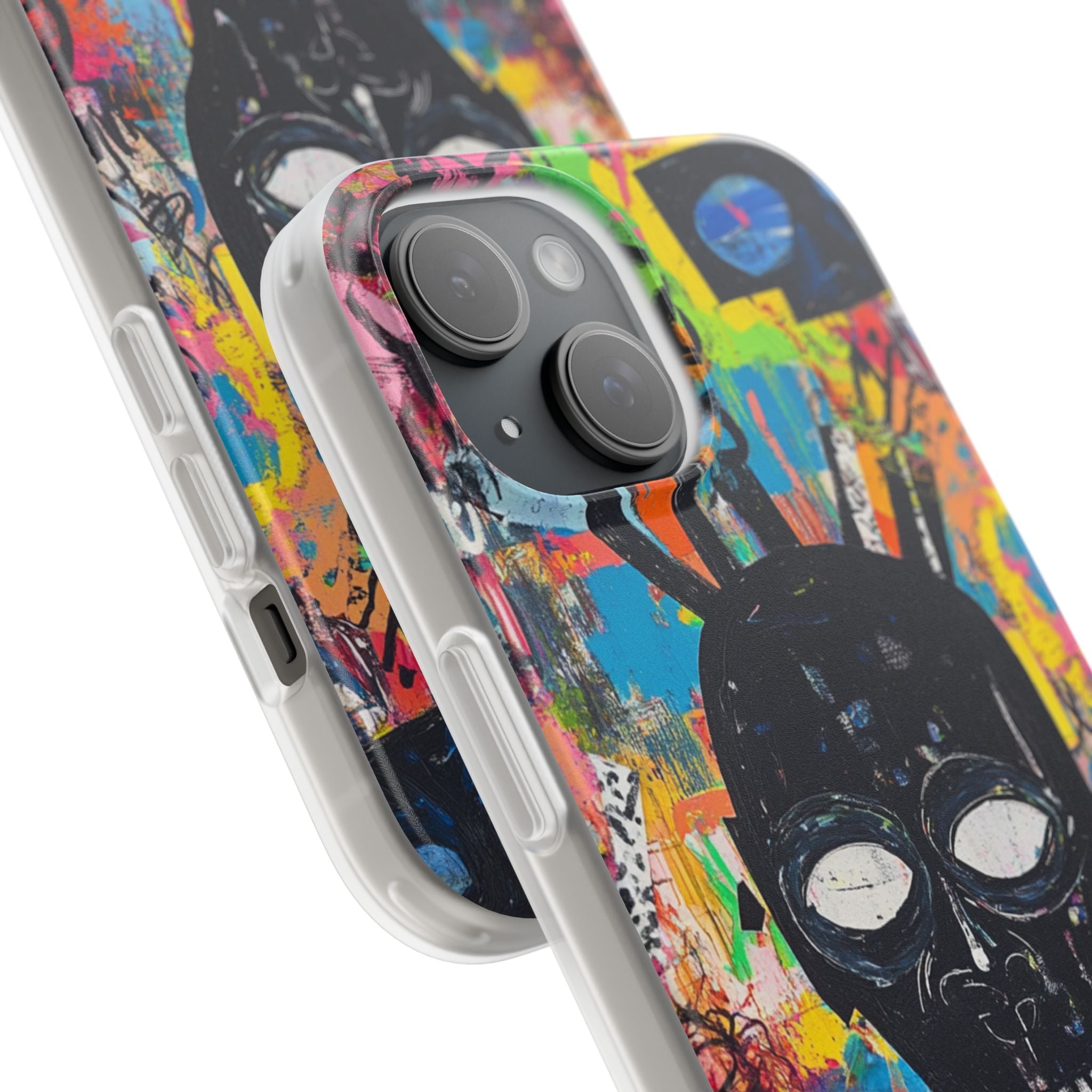 Skull Vortex iPhone 15 Case - Soft