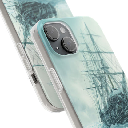 Icebound Ship iPhone 15 Plus Case - Soft