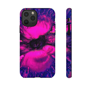 Deep Pink Ink Art iPhone Case (Protective) iPhone 11 Pro Matte Phone Case