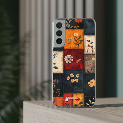 Patchwork Blooms Samsung S22 Plus Case - Soft