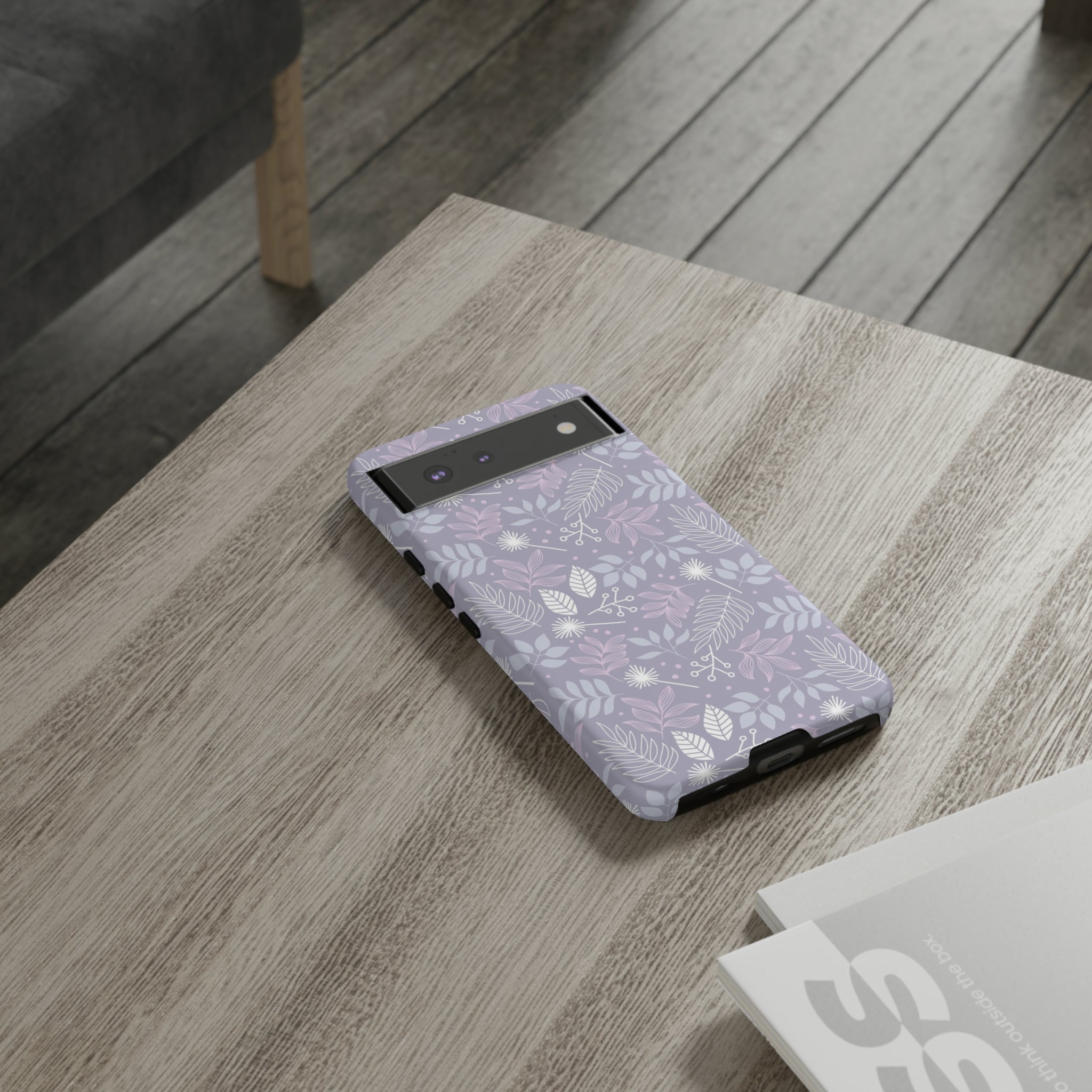 Purple Mona Leaf - Protective Phone Case