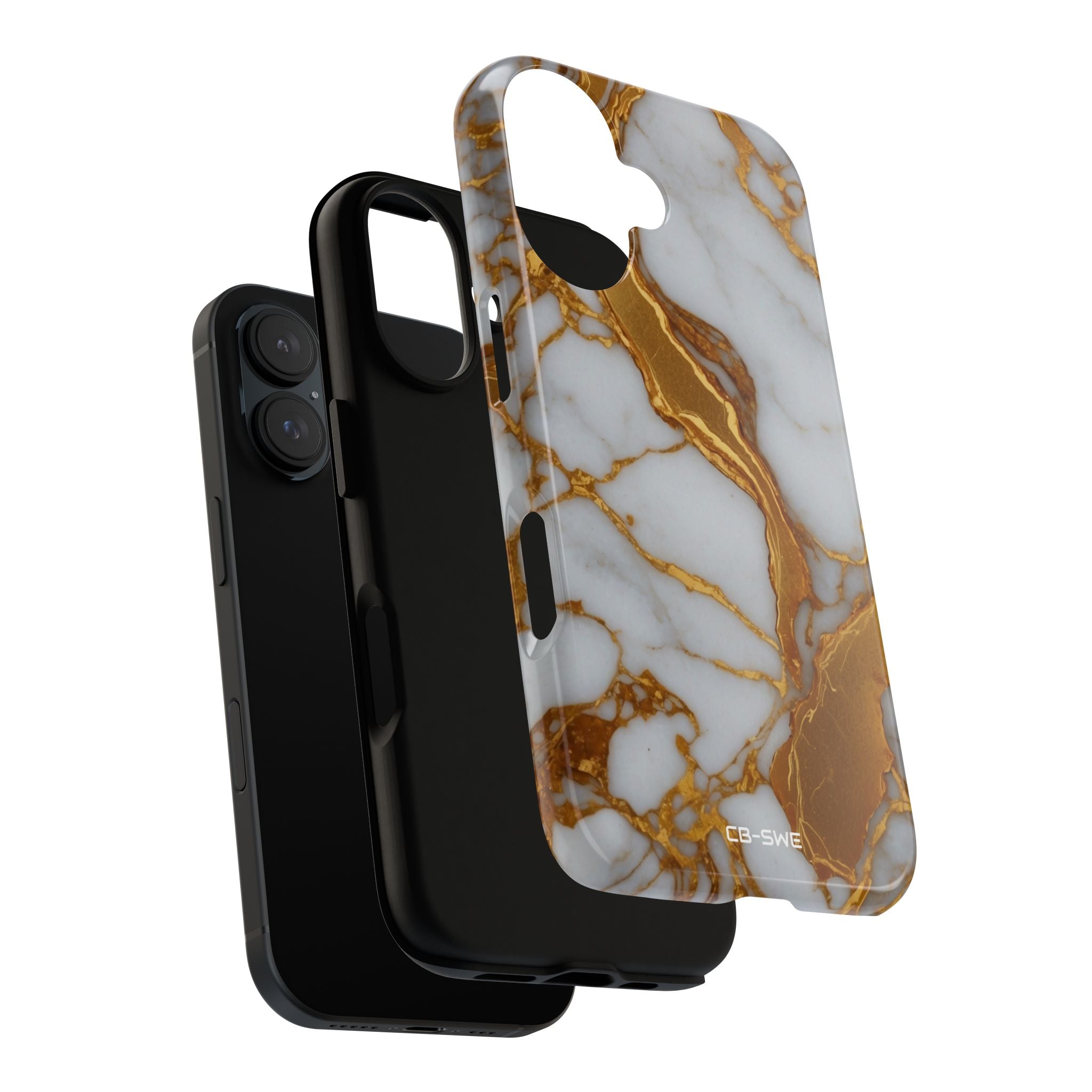 Golden Veins Flow - iPhone Case