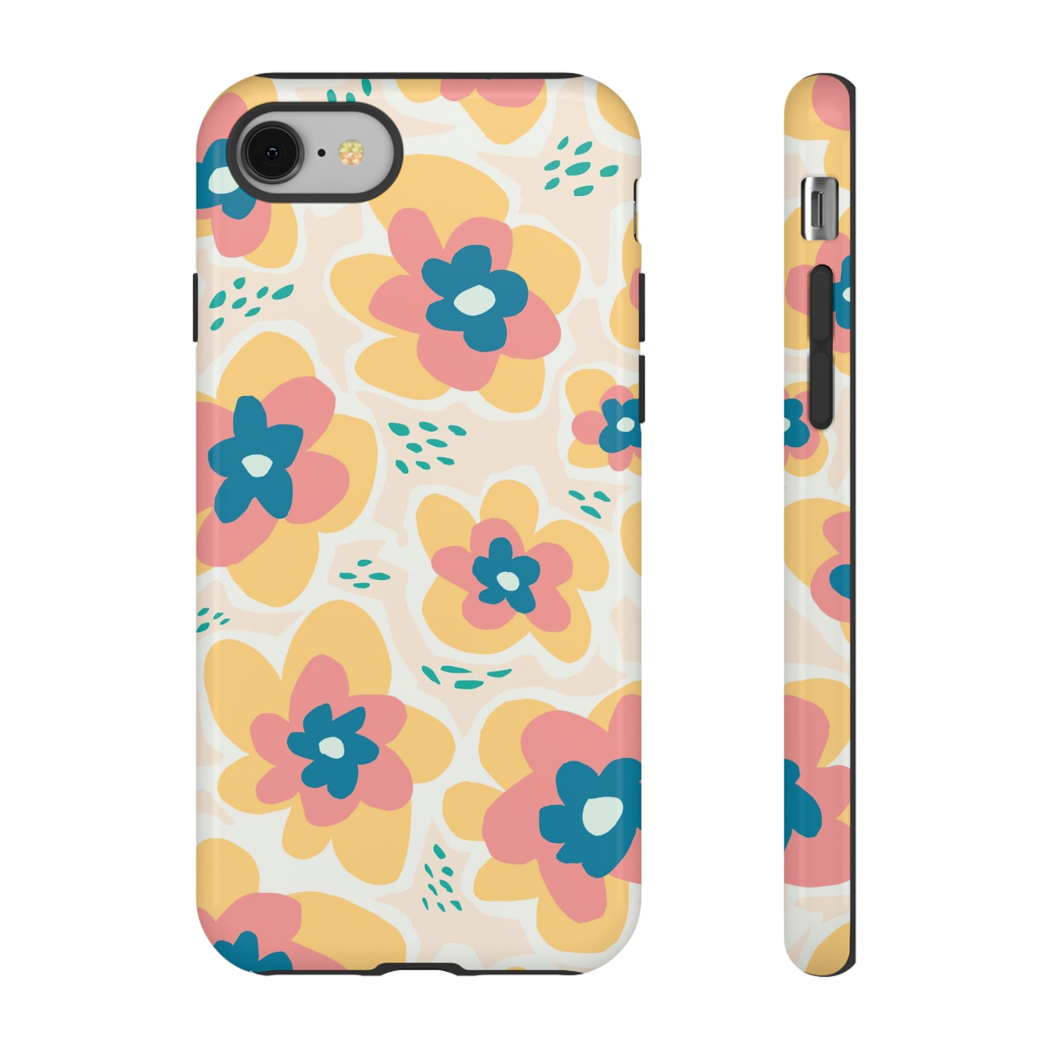 Yellow Happy Flower - Protective Phone Case