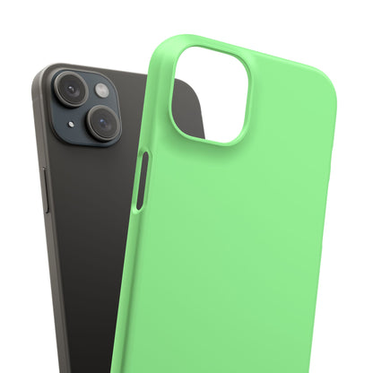 Pale Green iPhone 15 - Slim Phone Case