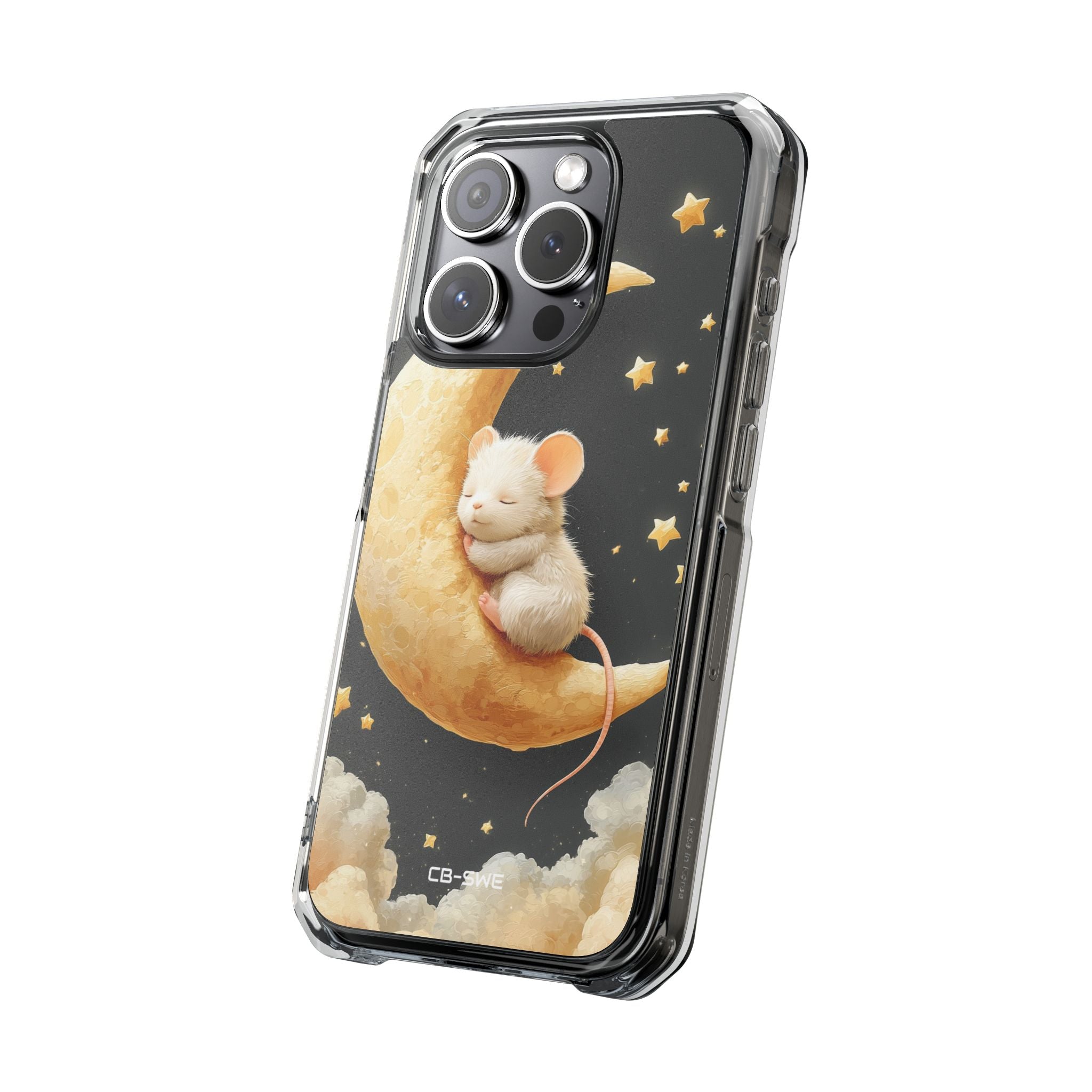 Moon Cradles Mouse iPhone Case - Impact