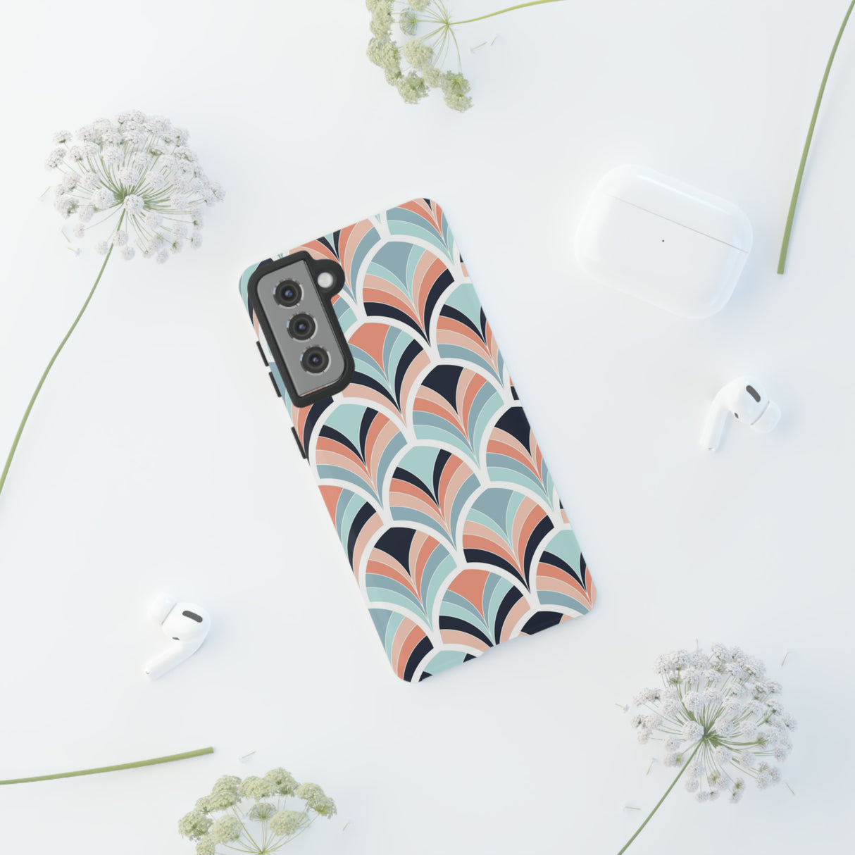 Baby Blue Retro - Protective Phone Case