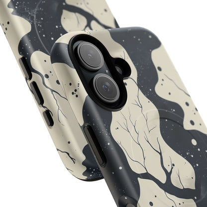 Organic Fluid Silhouettes with Cosmic Depth iPhone 16  Tough+ Phone Case