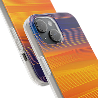 Gradient Sunset Flow iPhone 15 - Flexi Phone Case